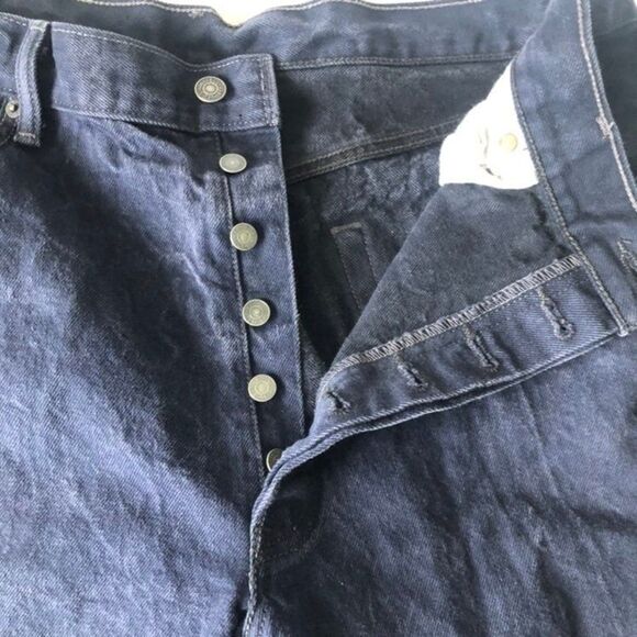 Levi's 501 XX Indigo Jeans Black Tag Size 38x30 Button Fly - Picture 1 of 9